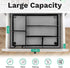 Desk Drawer Organizer Tray, Versatile Metal Mesh Organizers for Office Supplies, 12.60 x 8.66 x 1.77 Inches