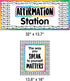 Carson Dellosa 32 Pc. Affirmation Station Classroom Bulletin Board Set - Motivational Poster and Positive Cards