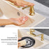 40" GAGALIFE Kitchen Sink Soap Dispenser Brushed Gold, Under Sink Soap Dispenser with Silicone Extension Tube Kit,Say