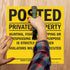 Smartsign “Posted - Private Property” Sign, 11" x 11" Plastic, Pack of 5, Made in USA