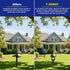 2W 9.8ft IP65 2-IN-1 T-SUNUS Christmas Solar Landscape Spotlights Warm White, Garden Spot Lights Outdoor Cable