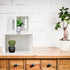 Hampton Art by Leisure Arts White Wood Crate, 2 pc Finished Wood for Storage and Organization