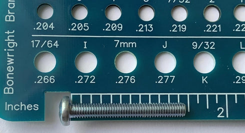 Holistic Drill Bit Gauge, 3 Drill Bit Gauges in One Tool