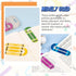 Sandure 48 Pack 4" 2" 24Pcs 24Pcs Jumbo Acrylic Paper Clips, X Teacher Paper Clips with Gift Bags Personalized