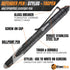 The Atomic Bear Defender Pen with Stylus - Tactical Pen for Self Defense – Emergency Window Breaker – Ballpoint EDC Pens for Tactical Gear – 2 Black & 1 Blue Ink Cartridges by The Atomic Bear