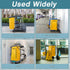 Cleaning Cart Bag, Zippered Front Replacement Janitorial Cart Bag, 24 Gallon Large Capacity Commercial Cleaning Bags