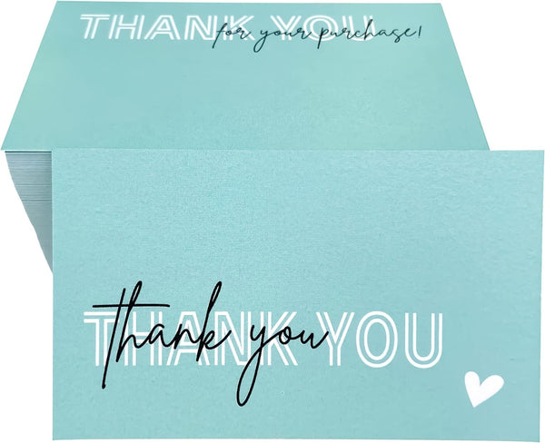 RXBC2011 Thank you for your purchase Cards client appreciation business Cards Package