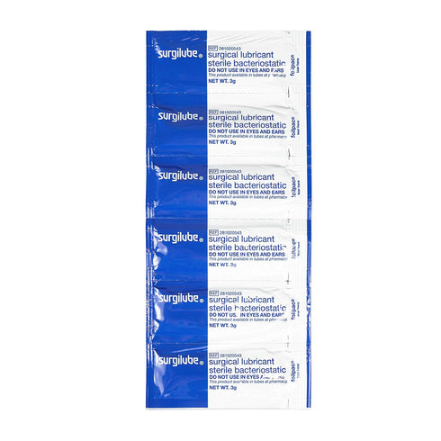 Surgilube 144 Packets/Box Packets (3g 144 Packets),1 Lubricating Jelly-FoilPac - Surgical Lubricant Sterile