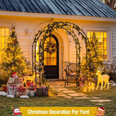 400 132ft 8 JMEXSUSS LED Warm White Christmas Lights Outdoor, Christmas Tree Lights with Remote, Modes Indoor String