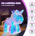 Aladdinas LED Unicorn Night Light, Holographic Iridescent Design, Nursery Decor Display Box with Ribbon (Unicorn