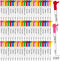 Woanger Inspirational Quotes Thumbs Up Pens, Bulk Employee Appreciation Ballpoint Pens for Christmas Gifts