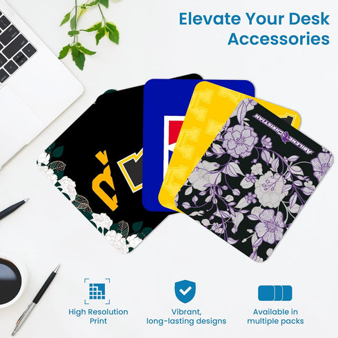 OTM Essentials Northwestern University Standard Fabric Mouse Pad, Desk Accessories, Classic Gaming Mouse Pad