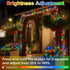 200 66FT 13 Connectable LED Christmas Lights Indoor Outdoor with Timer, Modes Multicolor String Lights Waterproof
