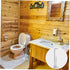 Vertical Paper Towel Holder Stand Storage Roll Paper Rack for Bathroom Kitchen Living Room Practical Design