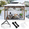 Tearproof Clear Vinyl Tarp 6x8ft Thickened 14Mil Heavy Duty Clear Tarps with