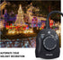 Outdoor Timer Outlet, Dusk to Dawn Light Sensor Timer, Weatherproof 2 Grounded Outlets for Christmas Lights (1 Pack)