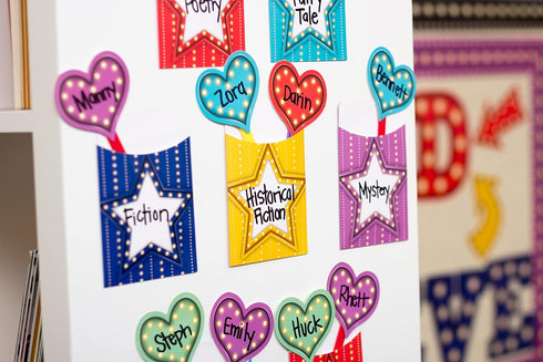 Teacher Created Resources Multi-Pack Marquee Library Pockets