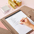 Juvale Gold Ballpoint Pens, Pack of 12, 1 mm Medium Point, Black Ink, Metal Twist-Action Design for Wedding Guest Book