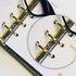 Performore 3 Pack A5 Notebook Mechanism Replacement Kit, 20mm 6-Ring Metal Binder Mechanisms for Loose Leaf Notebook,