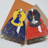 6-Piece Set Korean Hanbok Money Envelopes - Traditional Gift Card Holders with Gold Accents