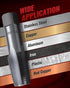 6-Piece Set, 1", 3/4", 1/2", 3/8", 1/4", 1/8" Set, 52100 Set Reywoo NPT Pipe Tap NPT Tap Precision High-Carbon Chrome