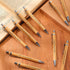 Yeaqee Jesus Loves You Pen, Bulk Christian Ballpoint Pen, Bamboo Inspirational Black Ink Writing Gift for School Office