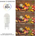 G9 Bulb 3W Dimmable Bulbs 30W Bulb 3000K G9 Bulbs 300LM Lighting,AC110V,6 Pack Lxcom Lighting LED Chandelier Light