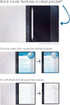 Better Office Products Ultra Durable Clear Front Report Covers, 25 Per Box, Letter Size, Black, Poly Back Cover, with Fasteners, Lay Flat, Box of 25 by Better Office Products