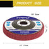 12Pcs 4.5" x 7/8" Nylon Fiber Flap Disc, Polishing Grinding Wheel for Angle Grinder, Buffing Tools