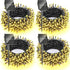 4 Pack Solar Christmas Lights Outdoor, 10M Total 400LED Solar String Lights