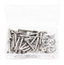 cSeao 40-Pack M3 30mm Pan Phillips Screws and Hex Nuts Set, 304 Stainless Steel Plain Finish
