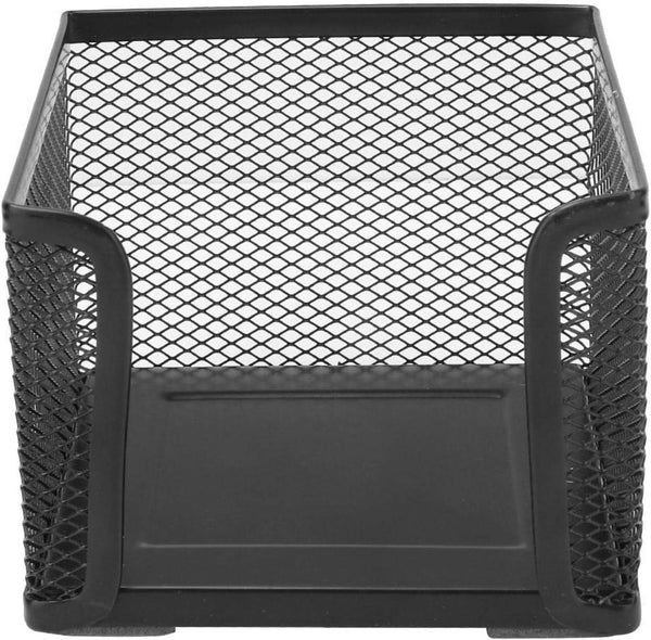 Tomotato Black Metal Mesh Memo Holder, Desk Organizer for Sticky Notes, Scissors, Post-it Notes