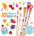 Party Smencils - Scented Graphite HB #2 Pencils made from Recycled Newspapers, 10 Count, Gifts for Kids, School Supplies by Scentco