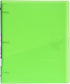 BAZIC Glitter Poly 3-Ring Binder with Pocket, 1 Inch (Colors may vary)