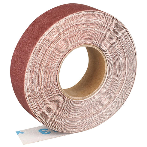 180 Grit Continuous Sandpaper Roll, 1" x 32.13 Feet Emery Cloth for Metalworking, Sanding Automotive Home Improvement