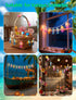 8.5Ft Summer 10L Summer, Beach Themed Lights, LED Flips Flops String Lights Plug in for Indoor and Outdoor Holiday Luau