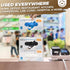 Storage Standard Countertop, Triple Glove Box Holder Dispenser - Kitchen, Medical, & Latex Glove Holder Wall Mount