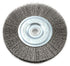 Forney 72743 Fine Crimped Wire Wheel Brush, 5-Inch with 1/2-Inch and 5/8-Inch Arbor