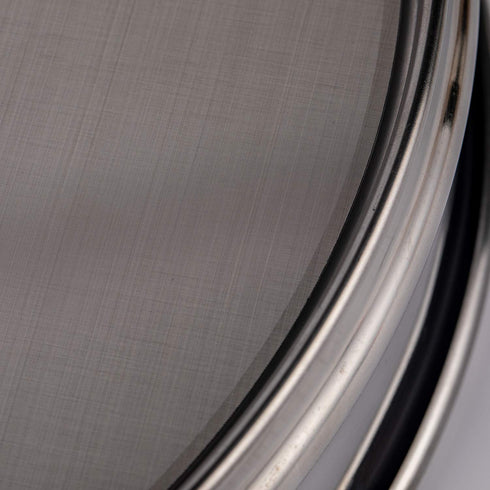 f10×4.5cm 325 Mesh 304 Stainless Lab Sieves, Economy Test Sieve with 304 Stainless Steel Wire Cloth