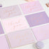 50 4 6 inches Crisky pcs Lavender Shade Thank You Cards With Envelopes & Stickers Simple Chic Elegant Greeting Cards