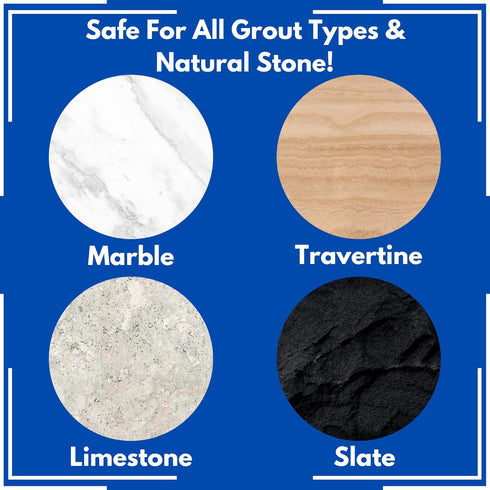 (1-Quart) Black Diamond Stoneworks Ultimate Grout Cleaner for Tile Floors Acid-Free Deep Cleaner Removes Grease, Dirt