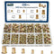 Vifmy SAE Rivet Nut Assortment Kit(240Pcs), #6-32#8-32#10-24 1/4"-20 5/16"-18 3/8"-16 UNC Rivnut Threaded