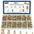 Vifmy SAE Rivet Nut Assortment Kit(240Pcs), #6-32#8-32#10-24 1/4"-20 5/16"-18 3/8"-16 UNC Rivnut Threaded