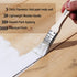 Bates Chip Paint Brushes, 1-Inch, 16 Pack Natural Bristle Painting Brush Set for Wood Stain and Painting