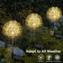 Solar Garden Lights Outdoor - 2 Pack Outdoor Decorative Garden Lights, Waterproof Solar Outdoor Lights, Auto ON/Off