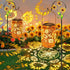 Sunflower Solar Lanterns Outdoor with Shepherd Hook, Birthday Gift Mothers Day Gift for Women Mom Grandma Wife
