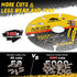 3 Inch Diamond Cutting Wheel for Metal, 2 Pcs Carbide Cut Off Wheels with 3/8" Arbor Hole, 100x Longer Life