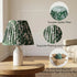 1 Pack, 5x9x6.2 Inch Cozy Country Green Floral Small Lamp Shade - Empire Pleated Lampshade for Bedside, Desk
