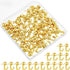 Molain 60 Pcs Gold Push Pin Picture Hooks, Thumbtacks for Wall Hanger Musical