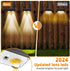 Warm White Solar Fence Lights, Waterproof LED Step Lights for Wall, Yard, Pool, Stairs, 4 * 1.68 * 1.57in, 2 Pack